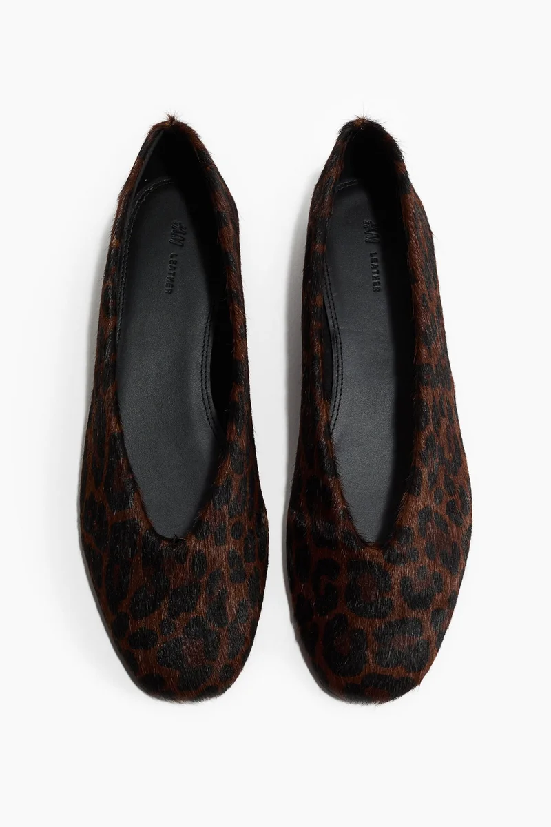 H&M Leather ballet flats